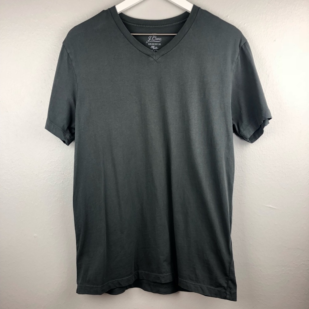 J CREW Broken in Mens V Neck Tee